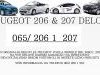 Peugeot  206. 207.3008.308.508.5008  Svetla I Signalizacija