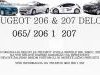 Peugeot  206.308.207. 3008. 1007 Kompletan Auto U Delovima