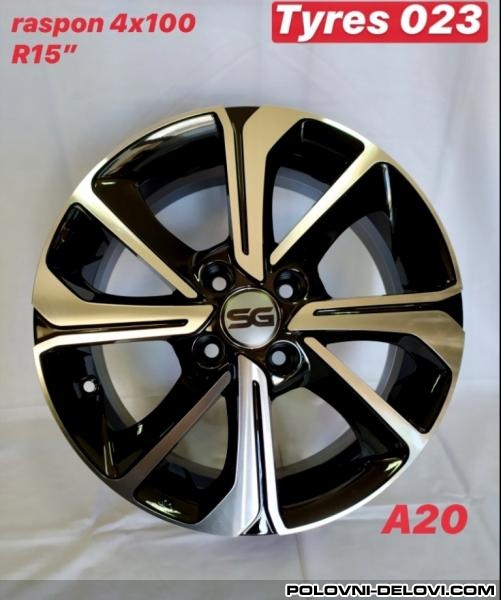 Aluminijumske felne 4x100