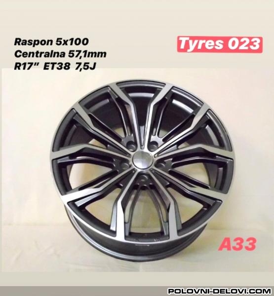 Aluminijumske felne 5x100