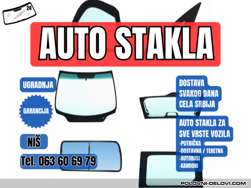 Audi  A1 UGRADNJA - DOSTAVA - Stakla