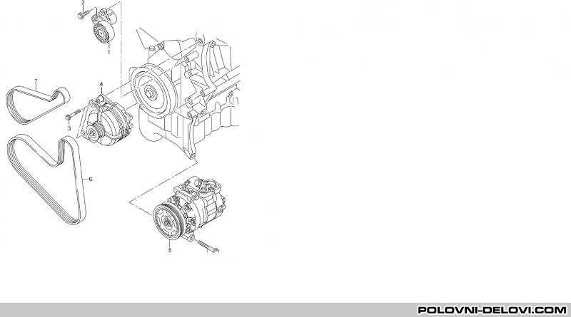 Audi  Q3 35 TFSI Motor I Delovi Motora