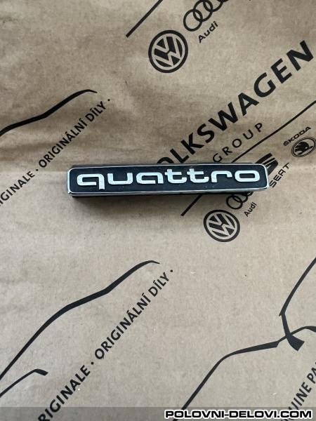 Audi  Q3  QUATTRO Oznaka Na Prednjoj Masci.na Grilu