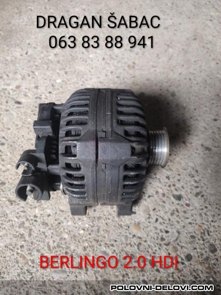 Citroen  Berlingo Alternator  Elektrika I Paljenje