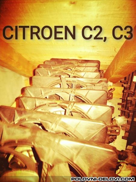 Citroen  C2 C3  Ventilator Elektrika I Paljenje
