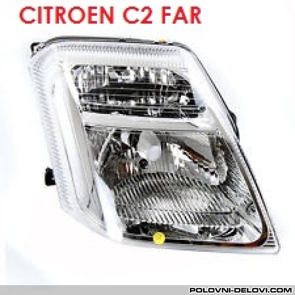 Citroen  C2 FAR. ST.LAMPA.MAGLEN Svetla I Signalizacija