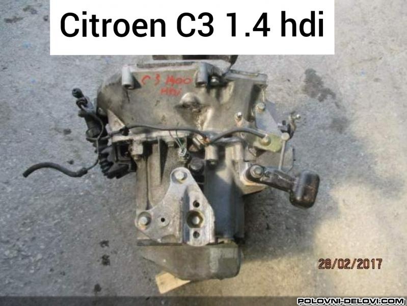 Citroen  C3 1.4 Hdi Menjac I Delovi Menjaca
