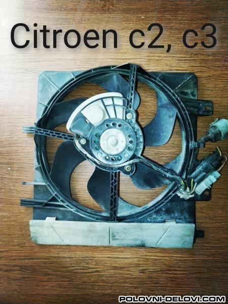 Citroen  C3 Ventilator Hladnjaka Elektrika I Paljenje