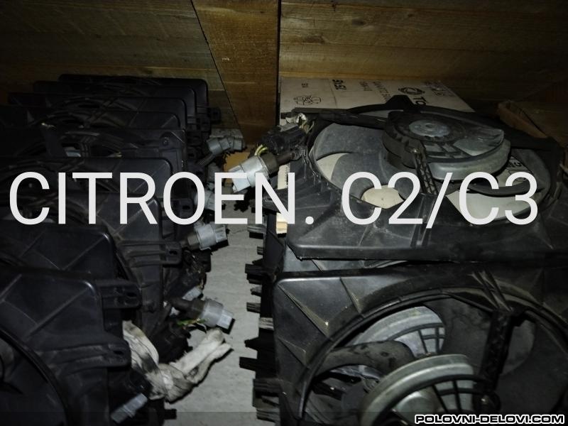 Citroen  C3 Ventilator Hladnjaka Elektrika I Paljenje