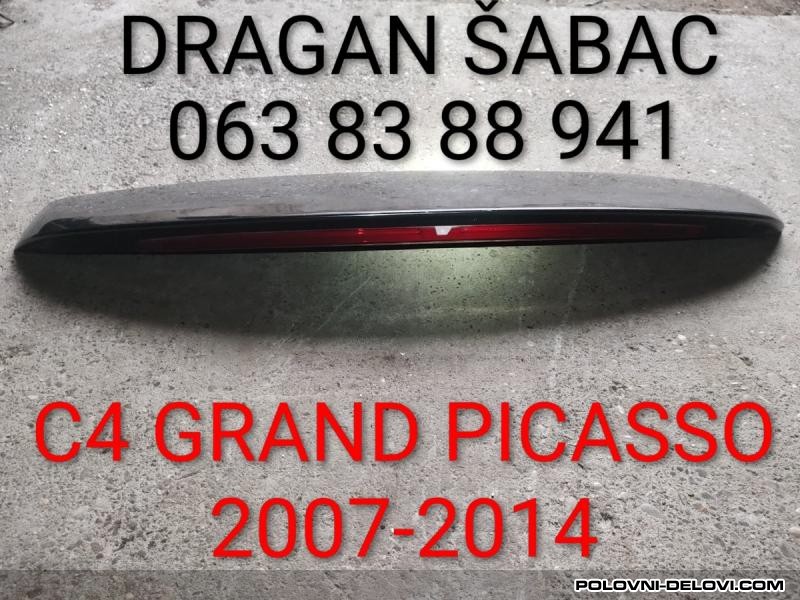 Citroen  C4 Grand Picasso Treci Stop Spojler  Svetla I Signalizacija