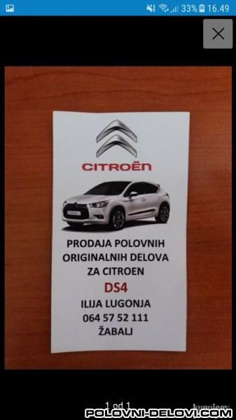 Citroen  DS4 16 Benzin Kompletan Auto U Delovima