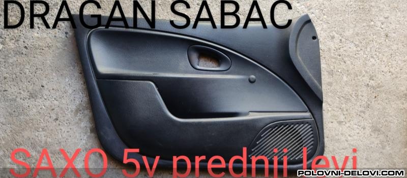 Citroen  Saxo Tapaciri  Enterijer