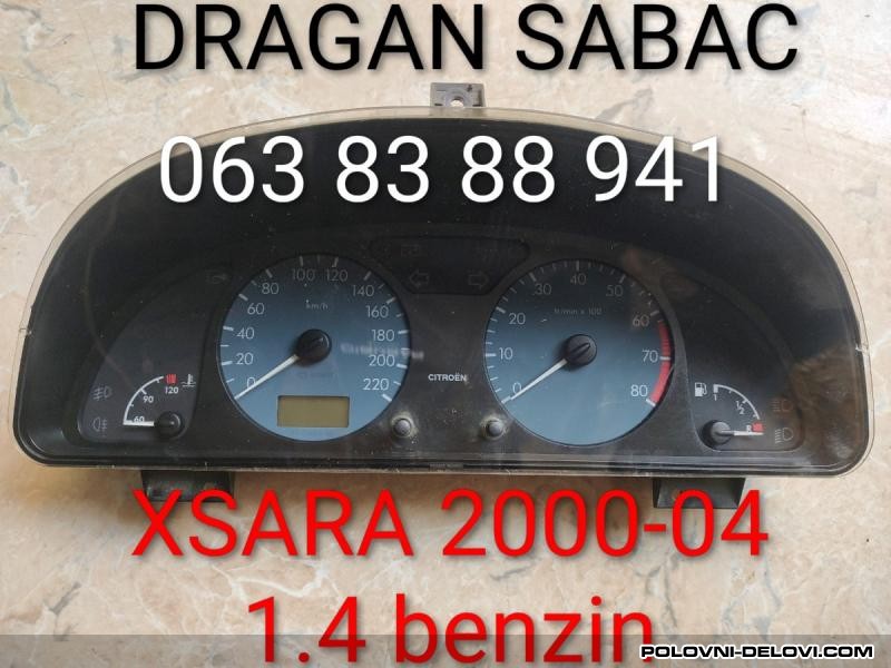 Citroen  Xsara Kilometar Sat  Elektrika I Paljenje