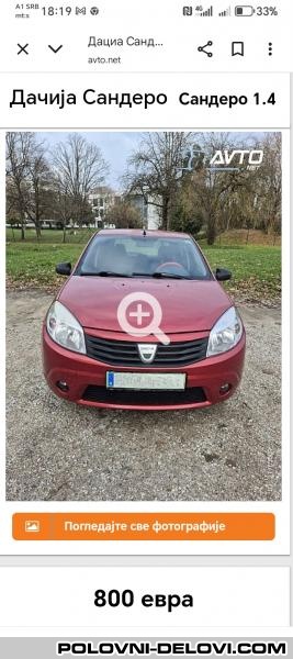 Dacia  Sandero Dizel Benzin Kompletan Auto U Delovima