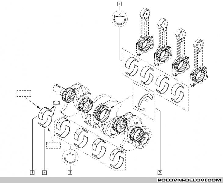 Dacia  Sandero Stepway 1.5 DCI Motor I Delovi Motora