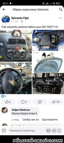 Fiat  Seicento  Karoserija