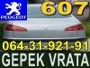 GEPEK VRATA Pezo 607 Peugeot