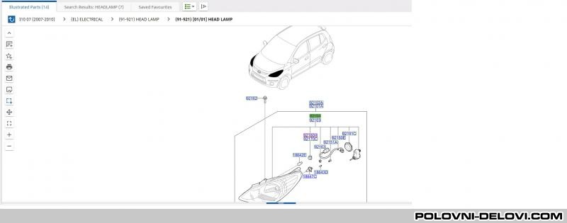 Hyundai  I10 1.2 Svetla I Signalizacija
