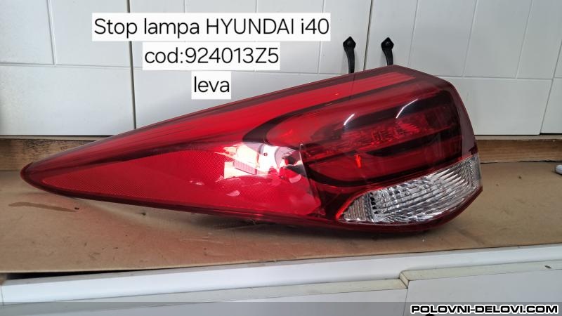 Hyundai  I40 Hyndai Svetla I Signalizacija