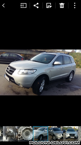 Hyundai  Santa Fe 2.2 Crdi Razni Delovi