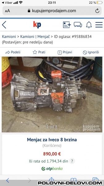 Iveco  Daily 3.0 Kompletan Auto U Delovima