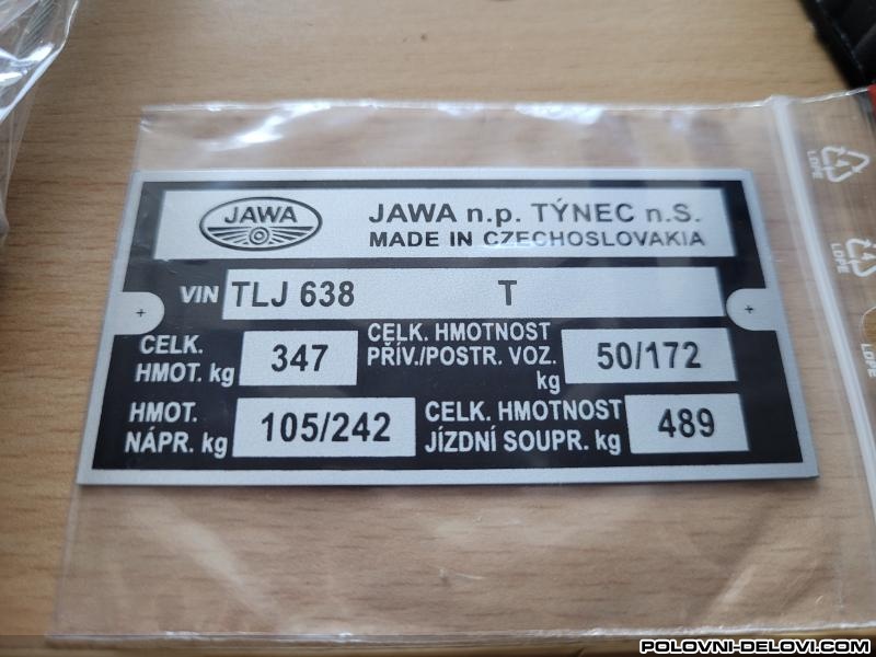 Jawa Novi delovi JAWA CZ  Razni delovi