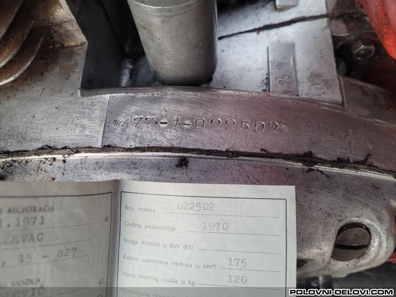 Jawa PAPIRI Jawa 175-477  Kompletan motor u delovima