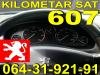 KILOMETAR SAT Pezo 607 Peugeot