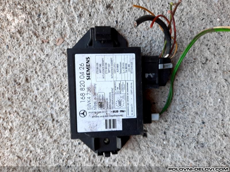 Mercedes  A  Elektrika I Paljenje