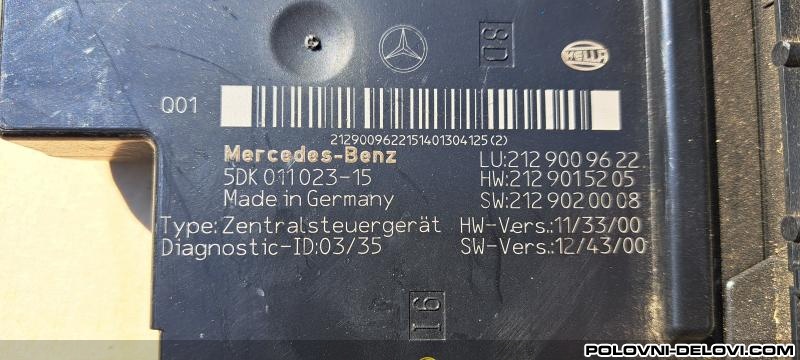 Mercedes  E A 212 900 96 22 Elektrika I Paljenje