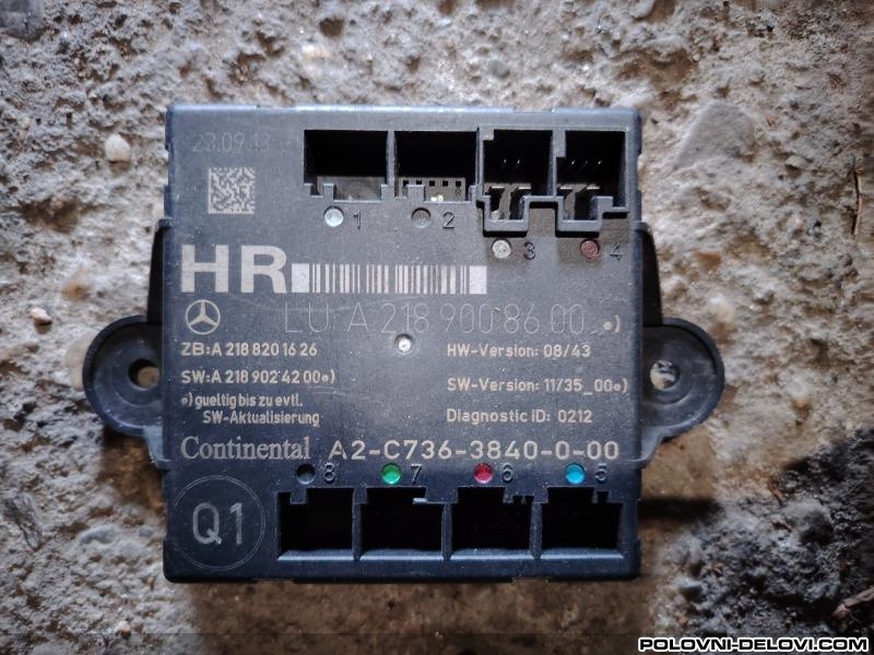 Mercedes  E A 218 900 86 00 Elektrika I Paljenje