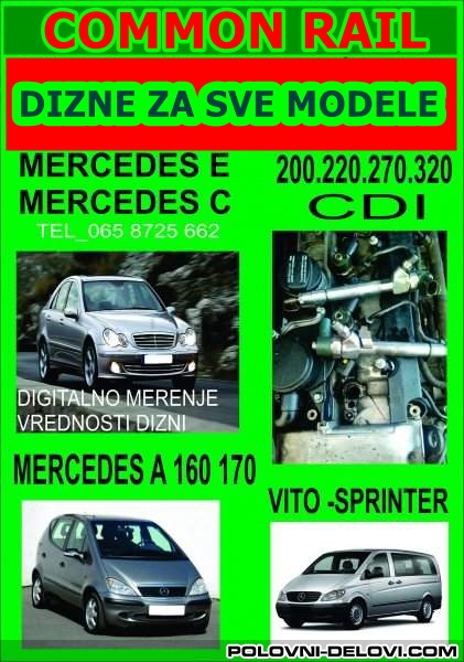 Mercedes  Sprinter Cdi Motor I Delovi Motora
