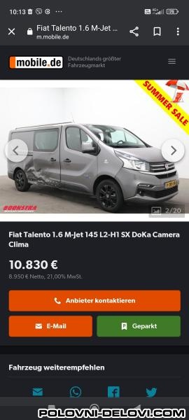 Opel  Vivaro 1.6cdti 2.0cdti Kompletan Auto U Delovima