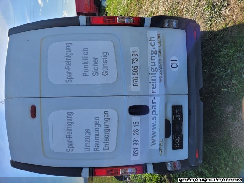 Opel Vivaro  Kompletan Auto U Delovima