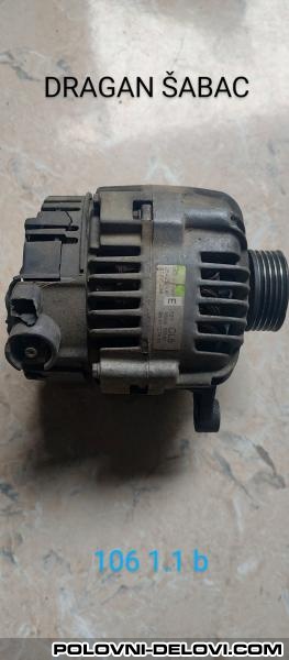 Peugeot  106 Alternator 1.1 Benzi Elektrika I Paljenje