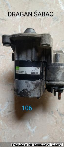 Peugeot  106 Anlaser 9633292480 Elektrika I Paljenje