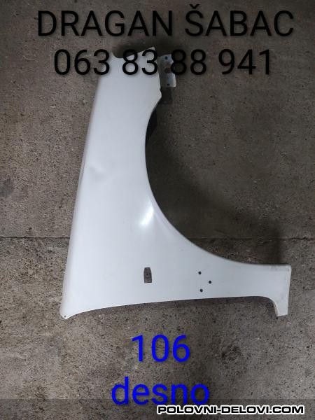 Peugeot  106 Krilo Desno  Karoserija