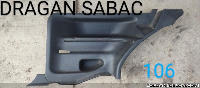 Peugeot  106 Tapaciri  Enterijer