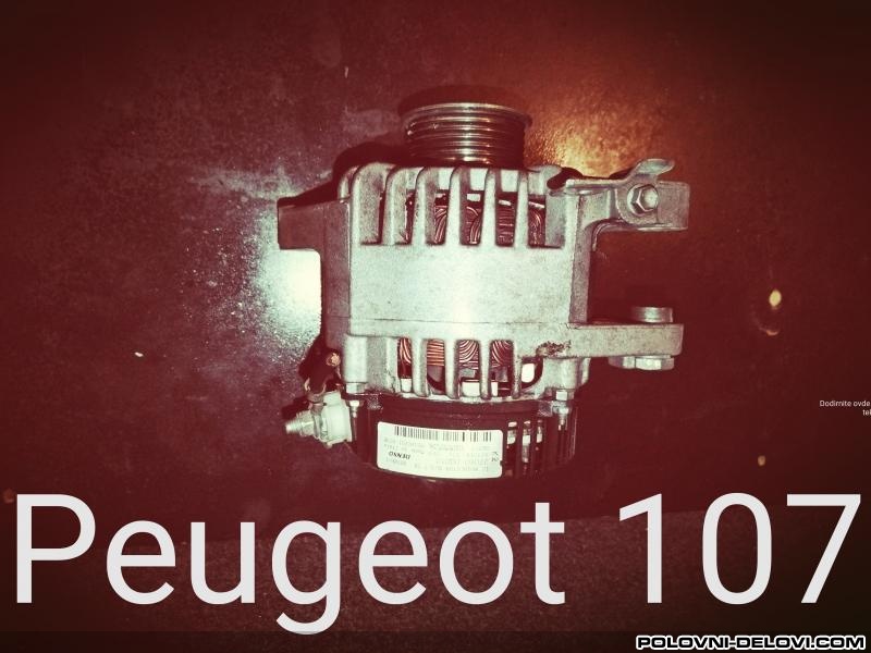 Peugeot  107 Alternator Elektrika I Paljenje