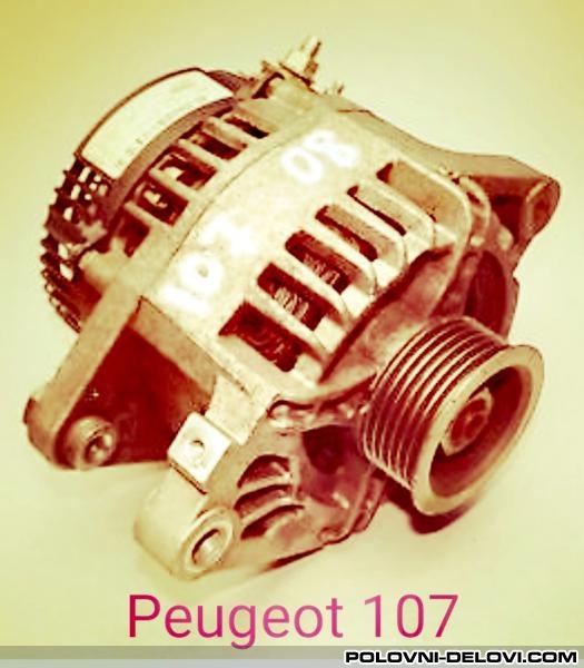 Peugeot  107 Alternator Elektrika I Paljenje