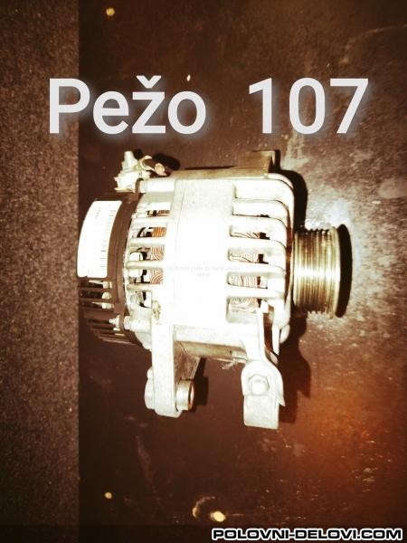 Peugeot  107 Alternator Elektrika I Paljenje