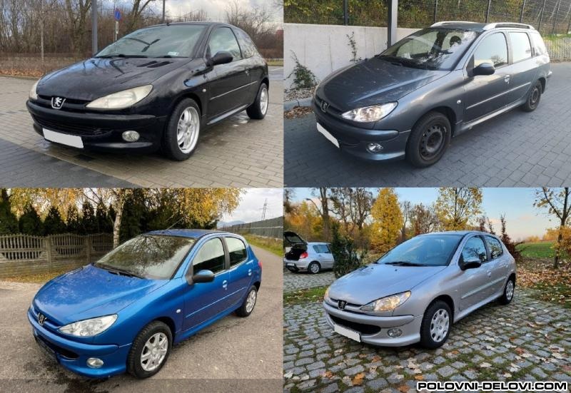 Peugeot  206 1.1 1.4 1.6 2.0 Kompletan Auto U Delovima