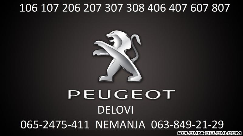 Peugeot  206 1.1b 1.4b 1.4 2.0hdi Kompletan Auto U Delovima