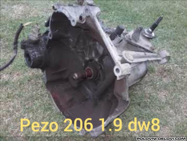 Peugeot  206 1.9 Dizel Menjac I Delovi Menjaca