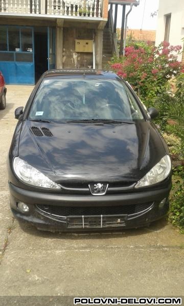 Peugeot  206 5vr Crna Kompletan Auto U Delovima