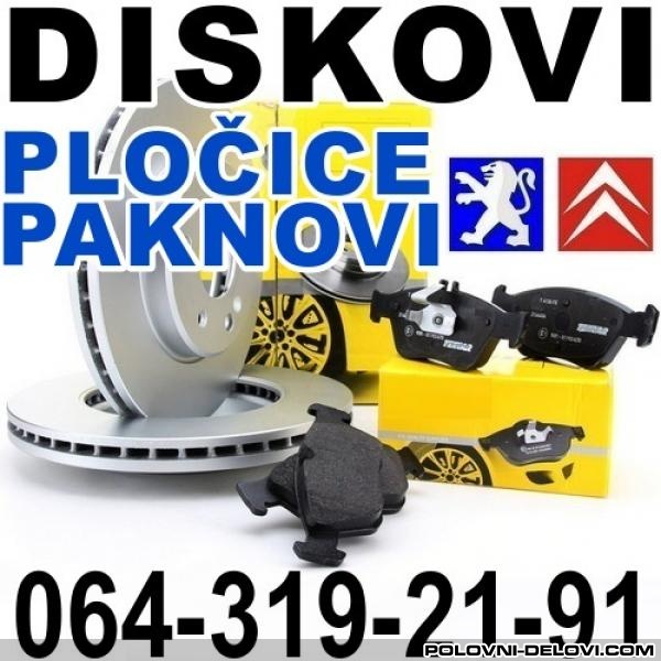 Peugeot  206 DISK KLESTA PLOCICE Kocioni Sistem