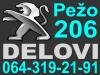 Peugeot 206 KVACILO PoluOsovina Menjac I Delovi Menjaca