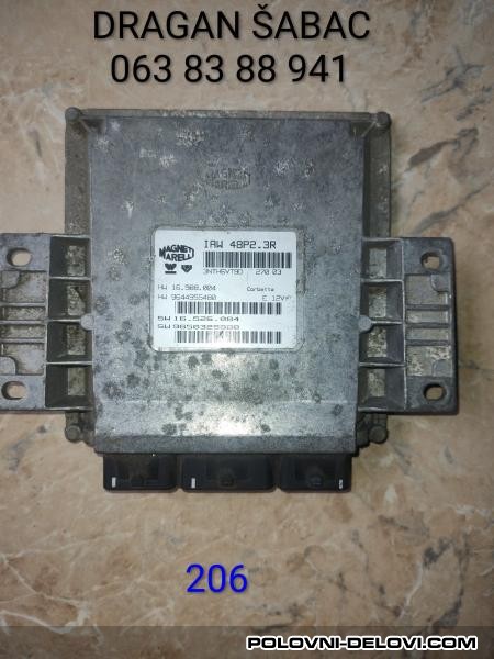 Peugeot  206 Kompjuter Motora  Elektrika I Paljenje