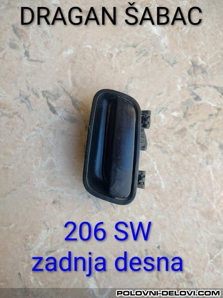 Peugeot  206 Kvaka Spoljna  Karoserija