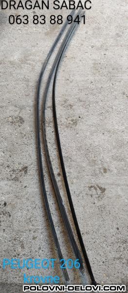 Peugeot  206 Lajsna Lajsne Krovne Karoserija